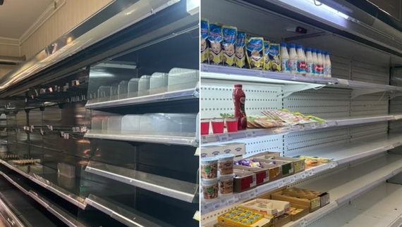 Продуктовий магазин у Борзні. Фото з соцмереж
