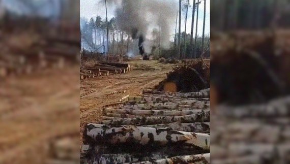 На Чернігівщині дрон атакував трактор лісівників